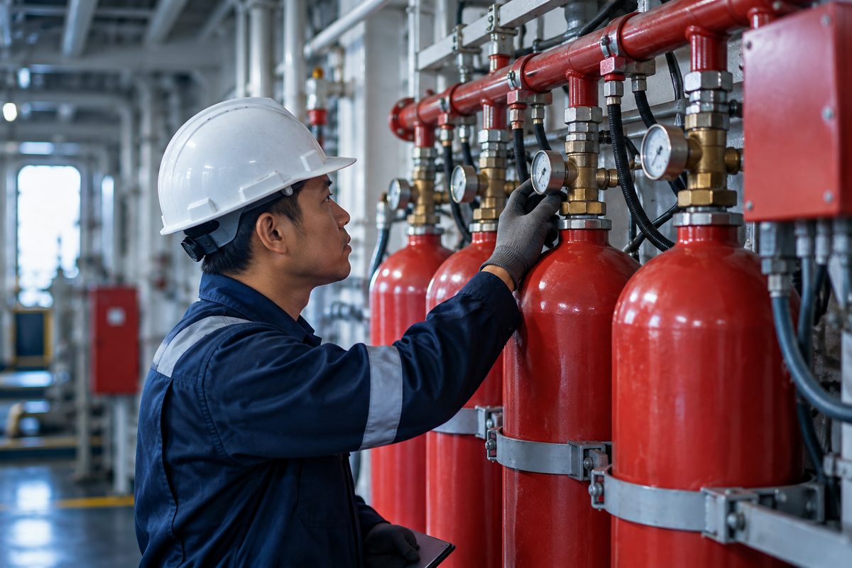 Servis sistem CO2 & peralatan kapal